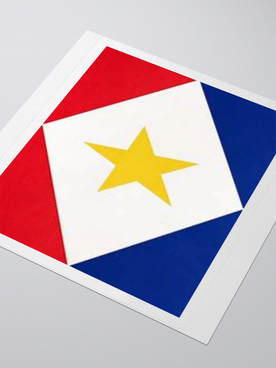 Saba Flag Sticker - Durable Vinyl for Indoor Use - Multiple Sizes Available product image (9)