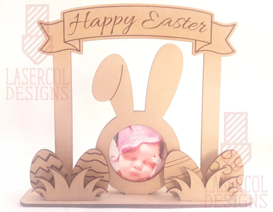 Easter Bunny Photo Frame - Laser Cut Files product image (6)