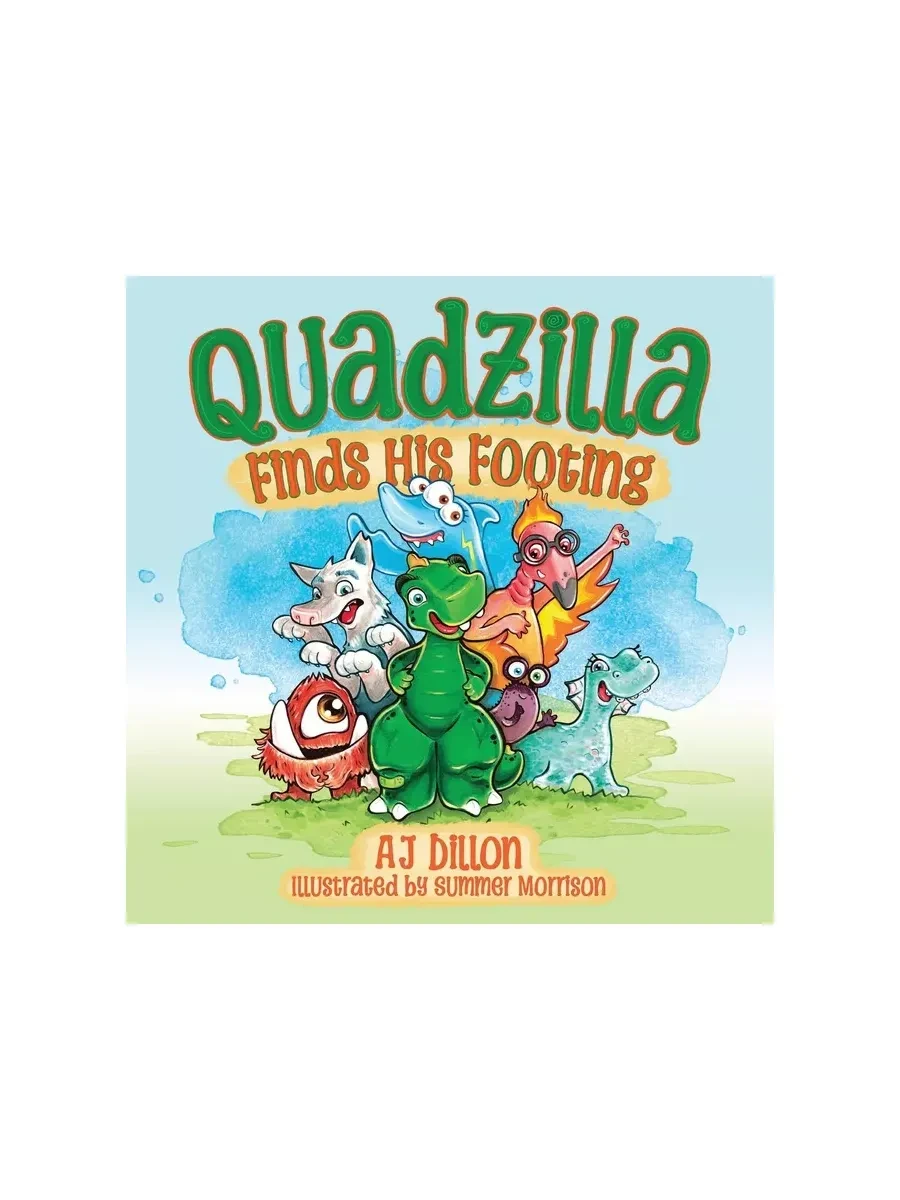 Autographed Quadzilla Finds His Footing Childrens Book product image (1)