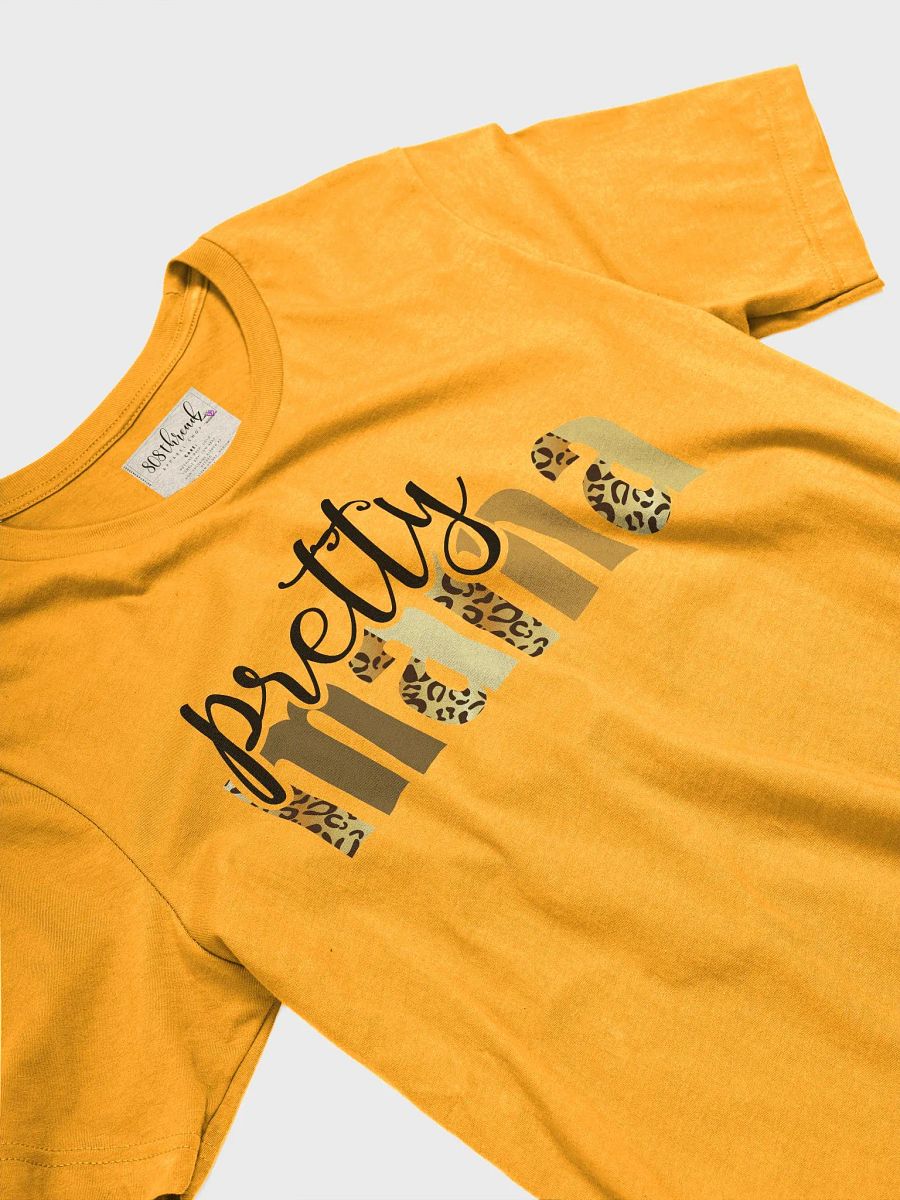 Pretty Mama T-Shirt; Black with Mix Leopard Pattern product image (3)
