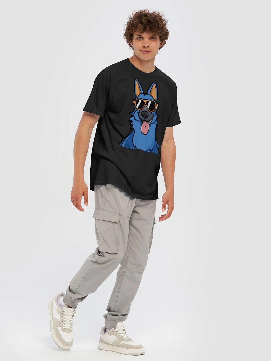 Cool Blue Dog Graphic Tee product image (40)
