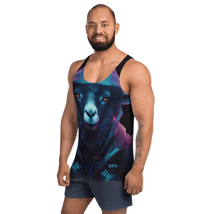IDFKtv Black Sheep Full Color Tank Top product image (12)