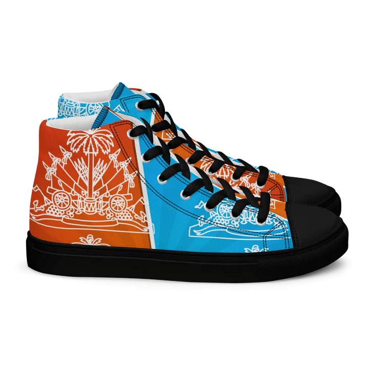 Haitian flag Men's High Tops product image (2)
