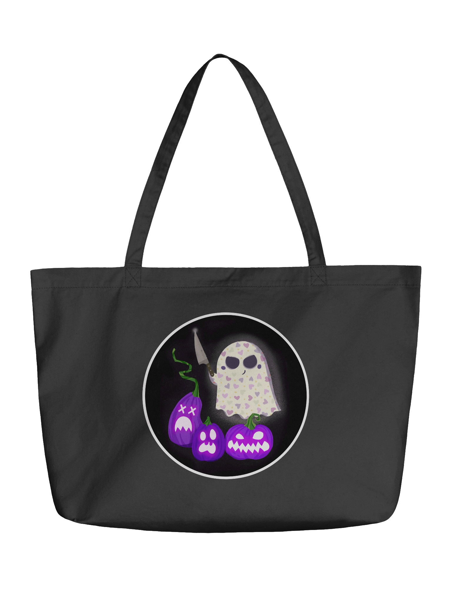 Little Ghost Pumpkin Carver - Tote Bag product image (1)