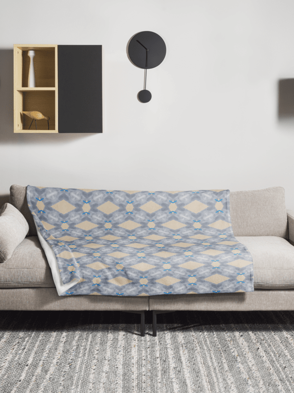 Serene Symmetry Throw Blanket product image (1)
