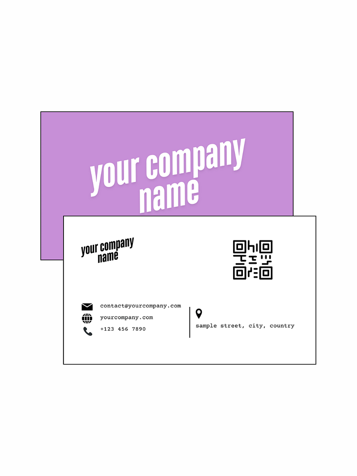 Pink Aesthetic Business Card | Customizable & Print-Read product image (1)