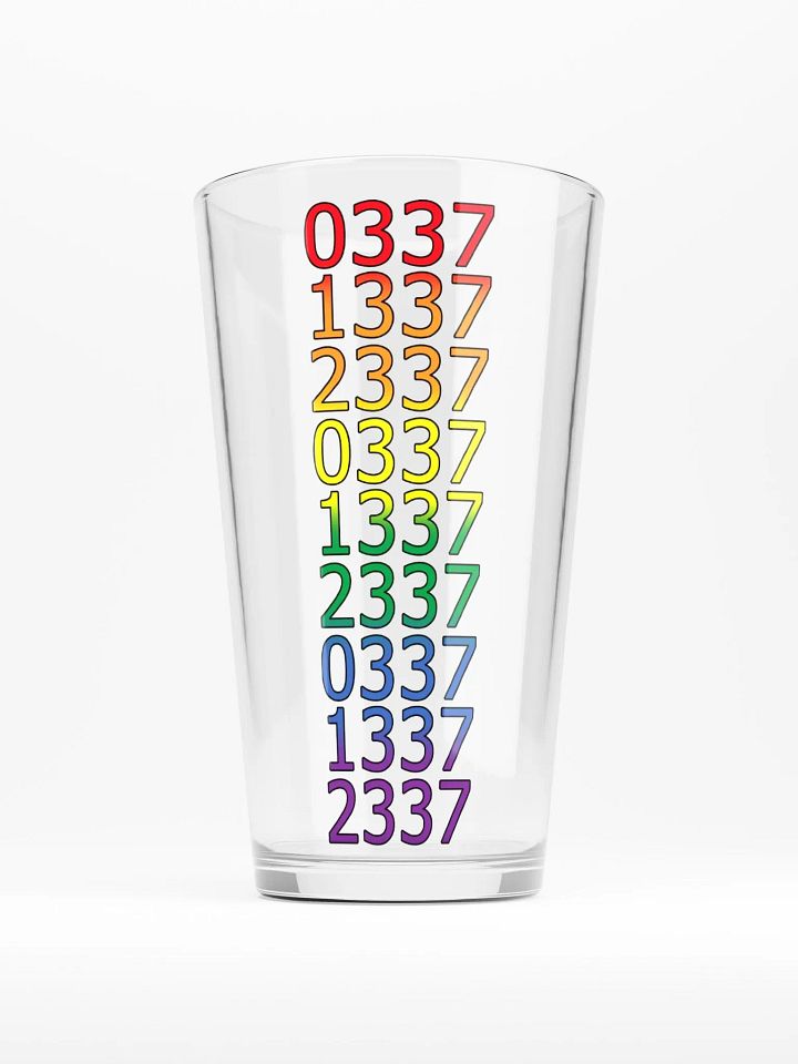 1337 Pint Glas product image (1)