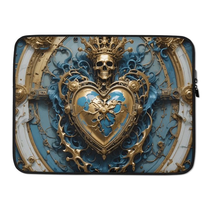 Gothic Heart Laptop Sleeve product image (2)