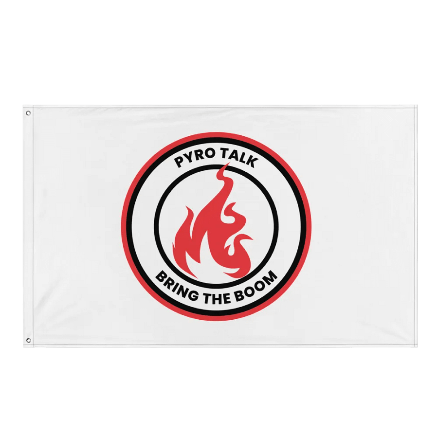 PyroTalk Logo Flag product image (1)