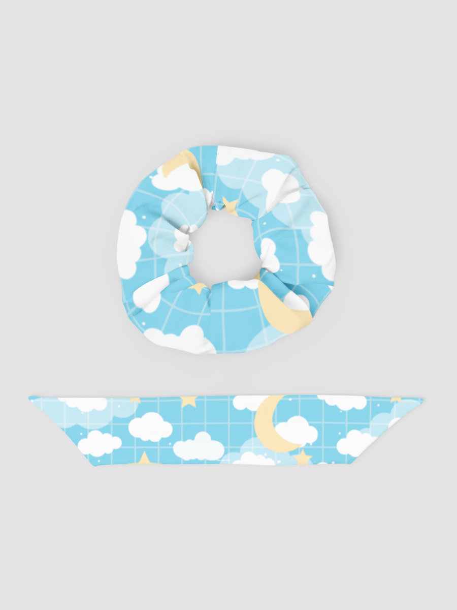 ImaginaryStory All-Over Print Scrunchie Blue product image (4)