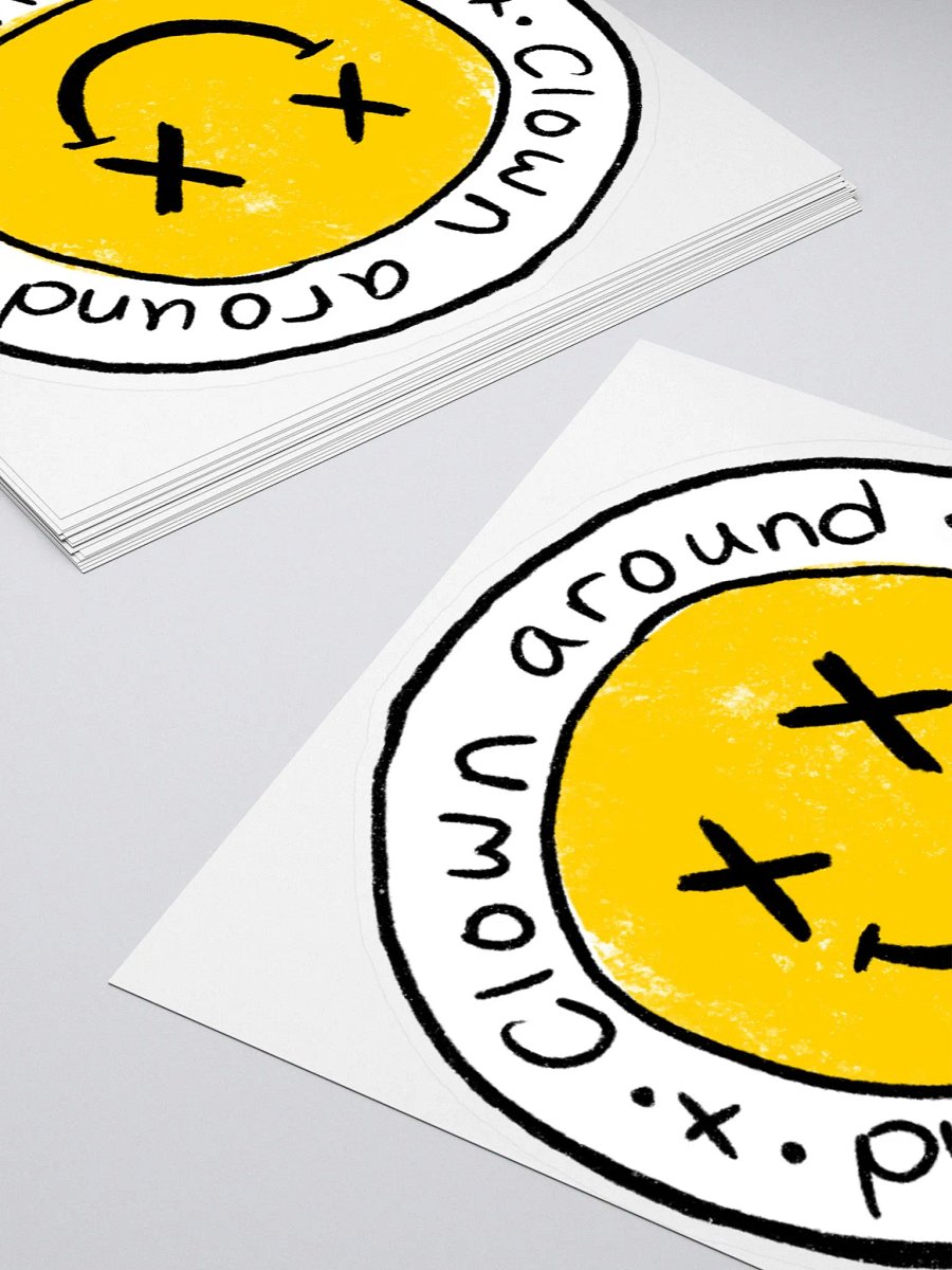 Clown Around Sticker product image (10)