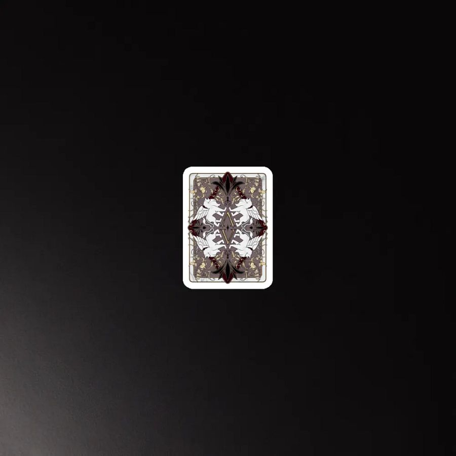 Verardi Famiglia Playing Card Back ✦ Die-Cut Magnets product image (5)