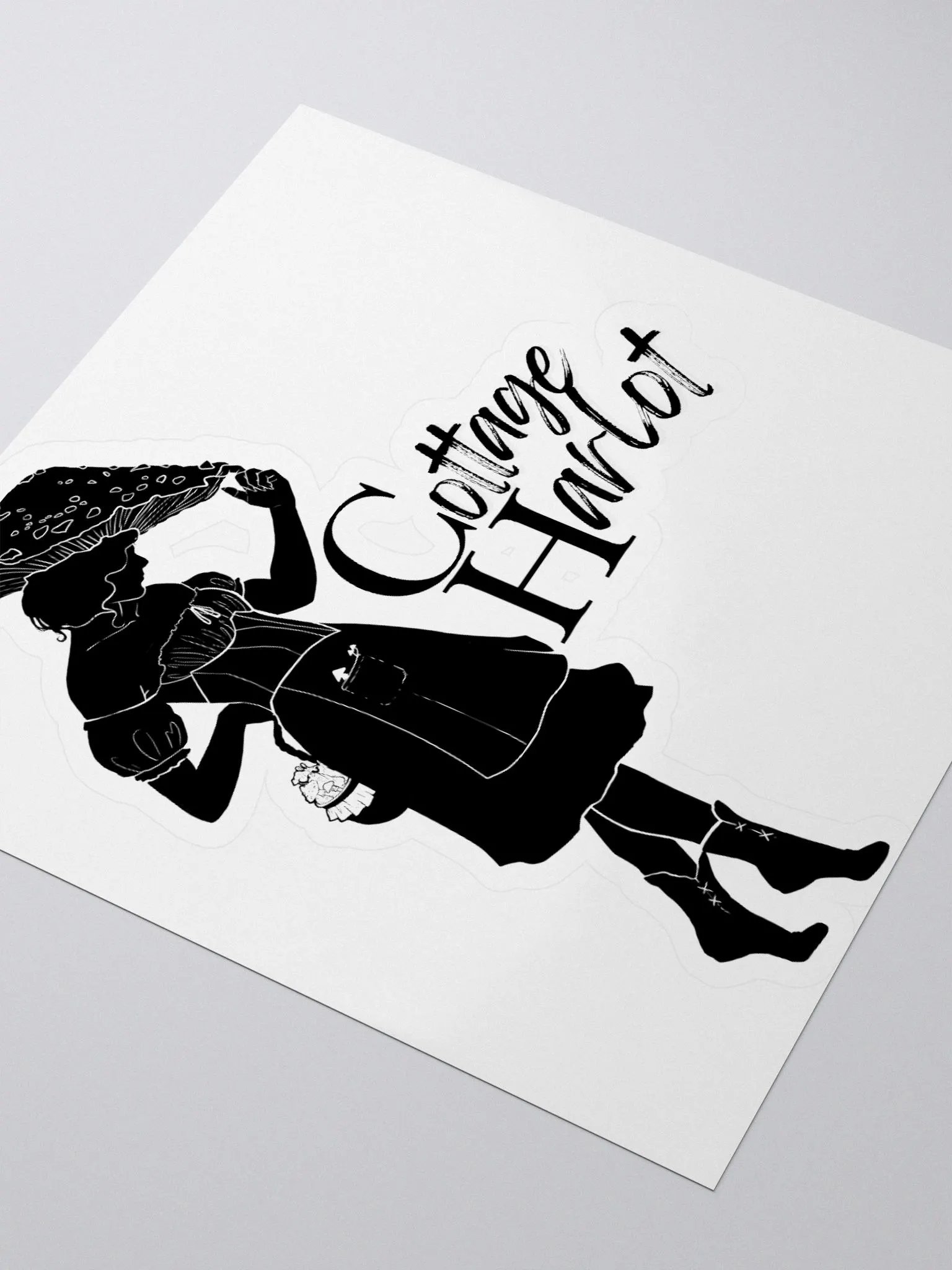 The Cottage Harlot Kiss Cut Sticker product image (3)