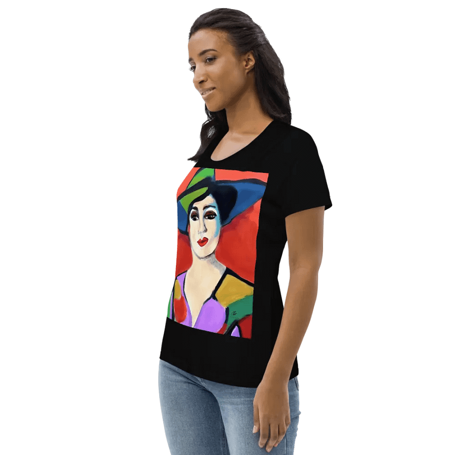 Donna with Hat Fitted Eco Tee product image (5)