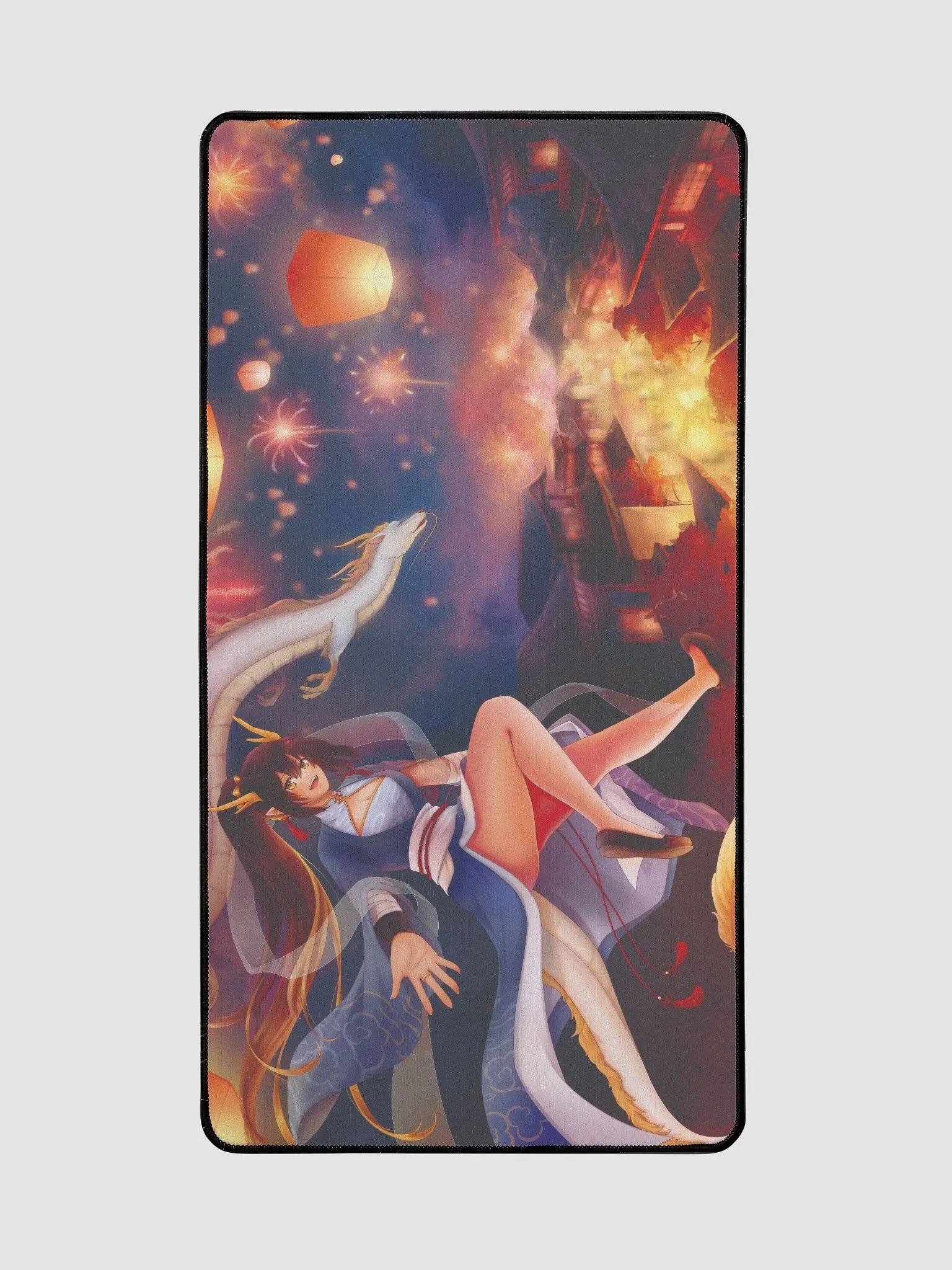 Happy Year of the Dragon Desk Mat 15.5
