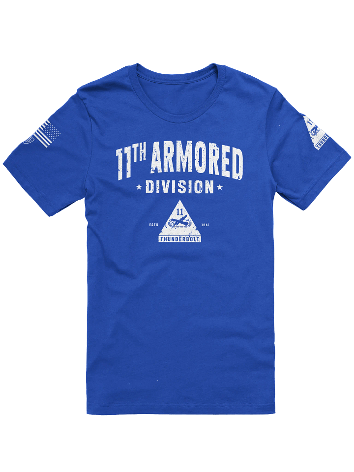 11th Armored Division - Thunderbolt "Distressed" T-Shirt product image (1)
