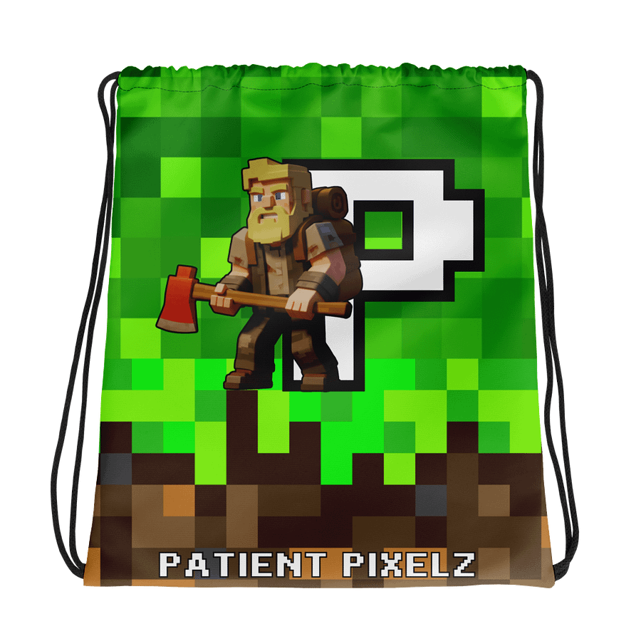 Patient PixelZ P Logo Drawstring Bag (PixelZ My Craft) product image (1)