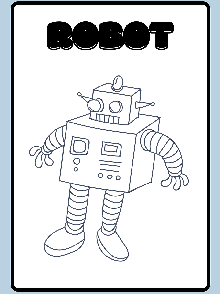 Fun Robot Adventures Activity Worksheets product image (6)