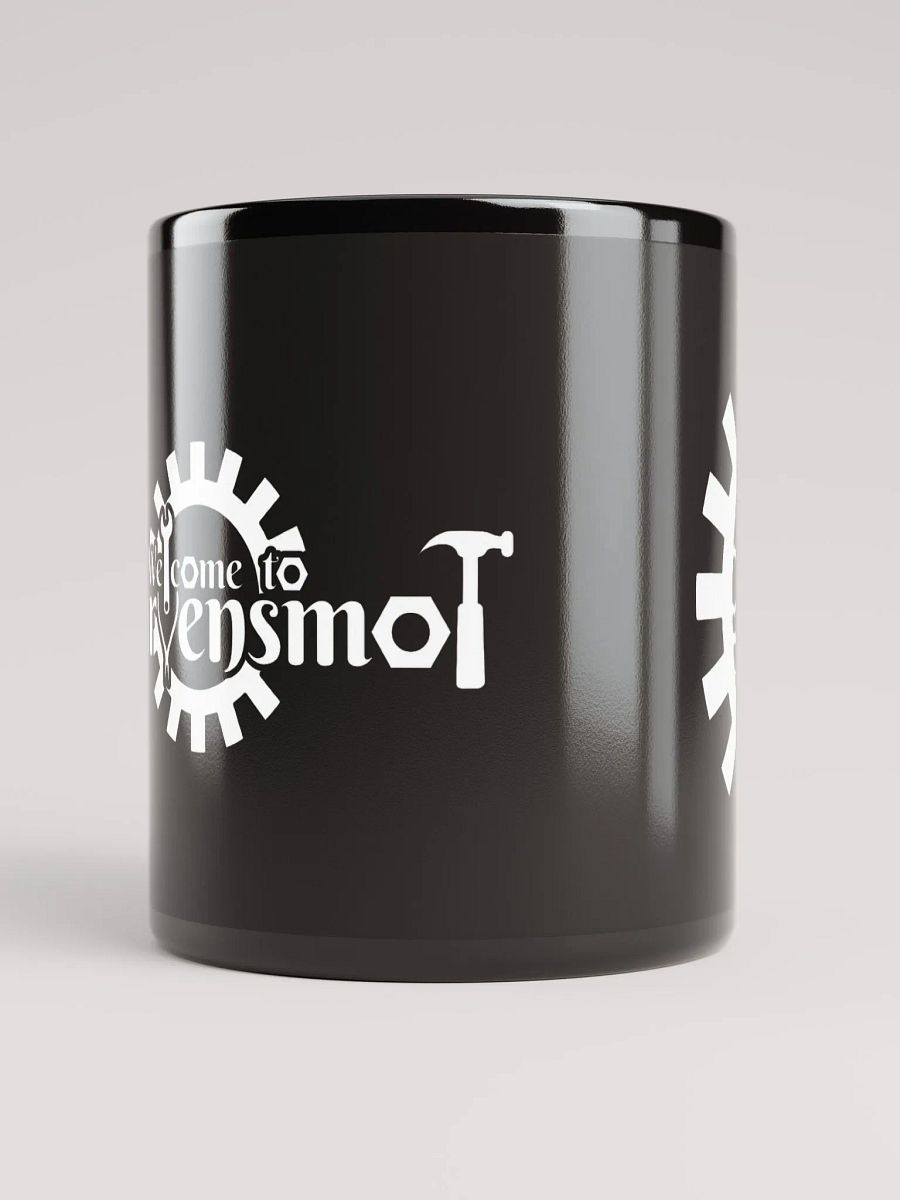 Welcome to Scarvensmot Black Glossy Mug product image (1)