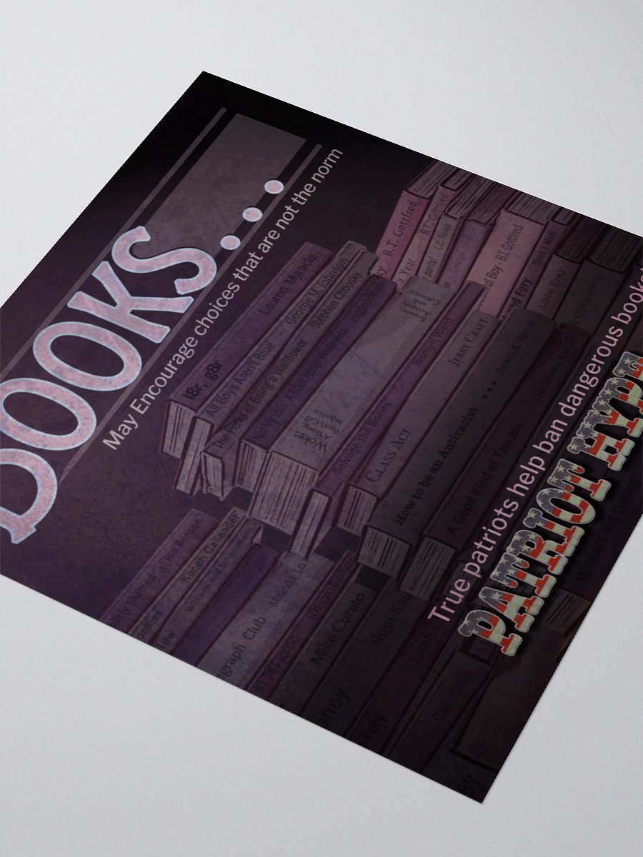Sticker: Patriot Hype - Books product image (3)
