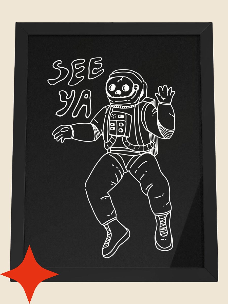 See Ya Matte Poster (Framed) product image (2)