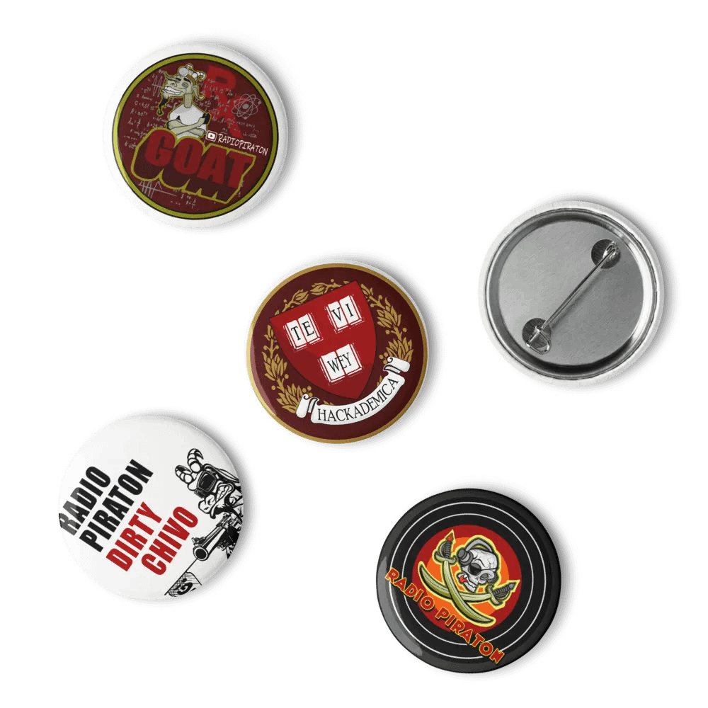 RADIO PIRATON PINS (5 Pack) product image (4)