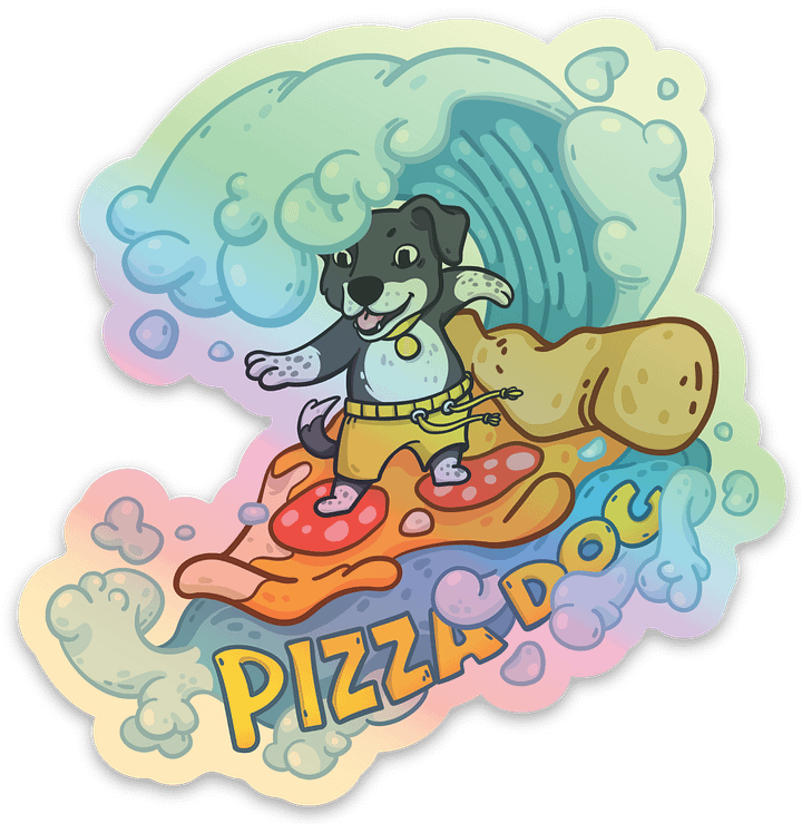 Pizza Dog Sticker Pack product image (2)