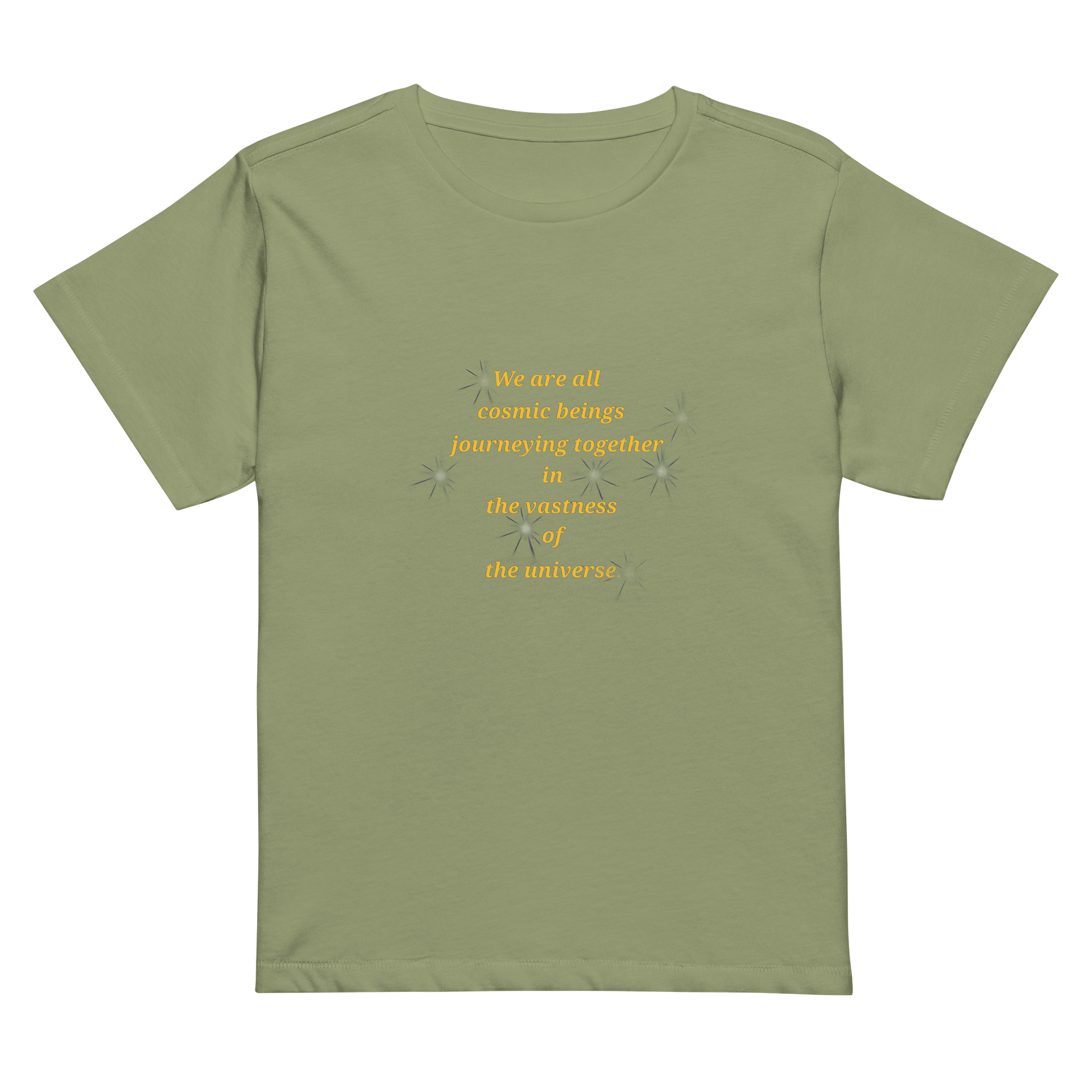 Cosmic Journey Women's High-Waisted Tee product image (2)
