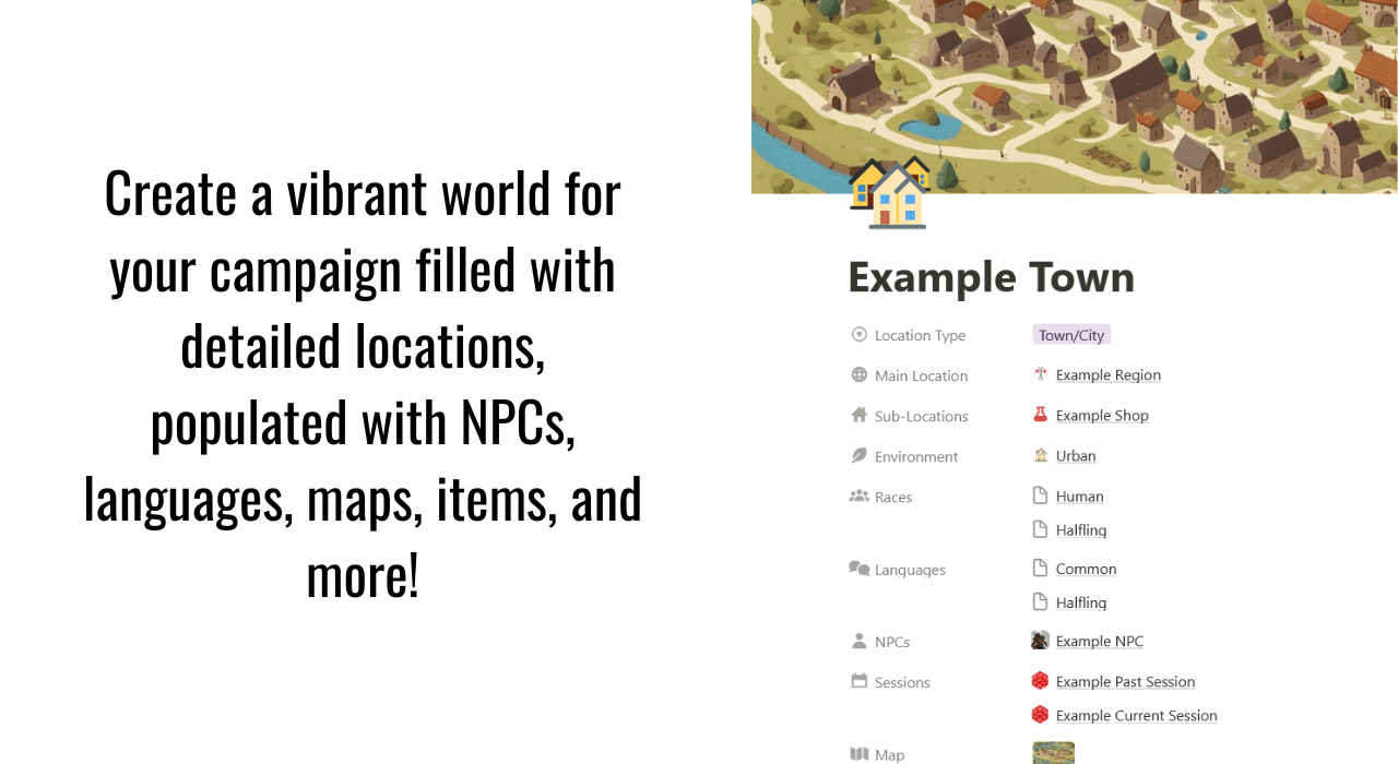 DnD Campaign Codex | Notion Template product image (4)