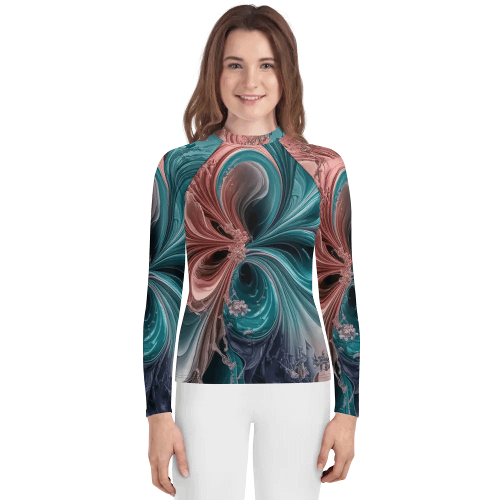 Liquid Colors PT, Unisex Youth Rash Guard product image (1)