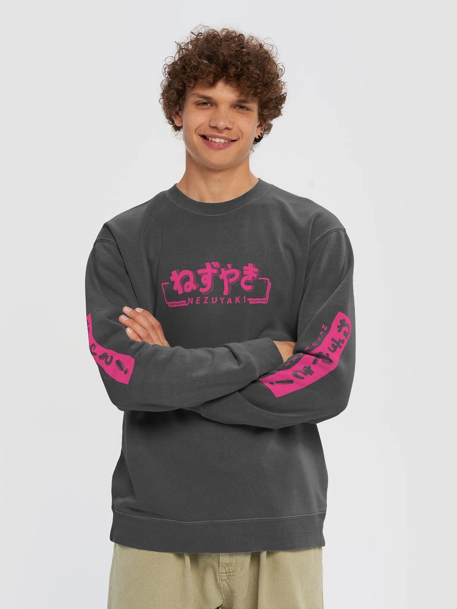 Mischievous Nezuyaki Midweight Sweatshirt (Pink) product image (3)