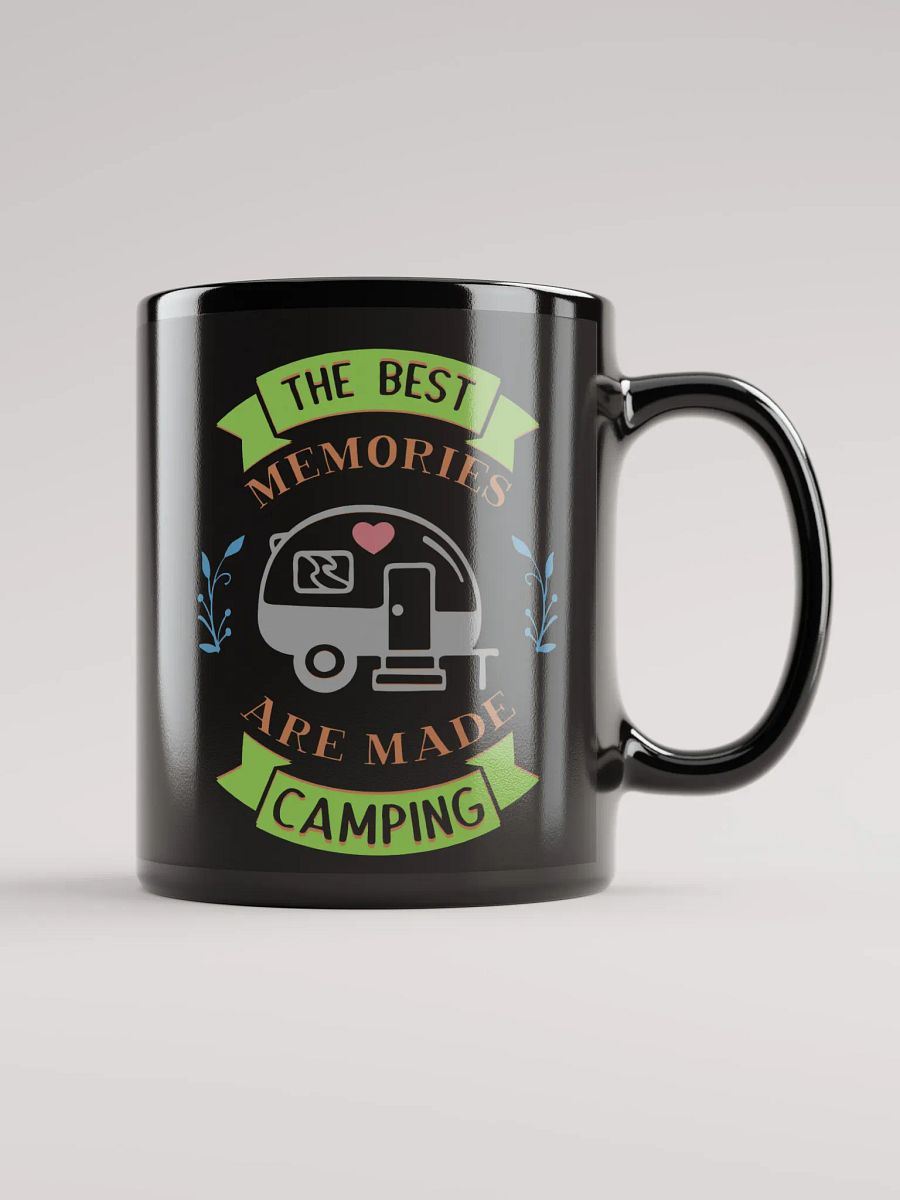 Best Memories Camping Black Glossy Coffee Mug product image (2)