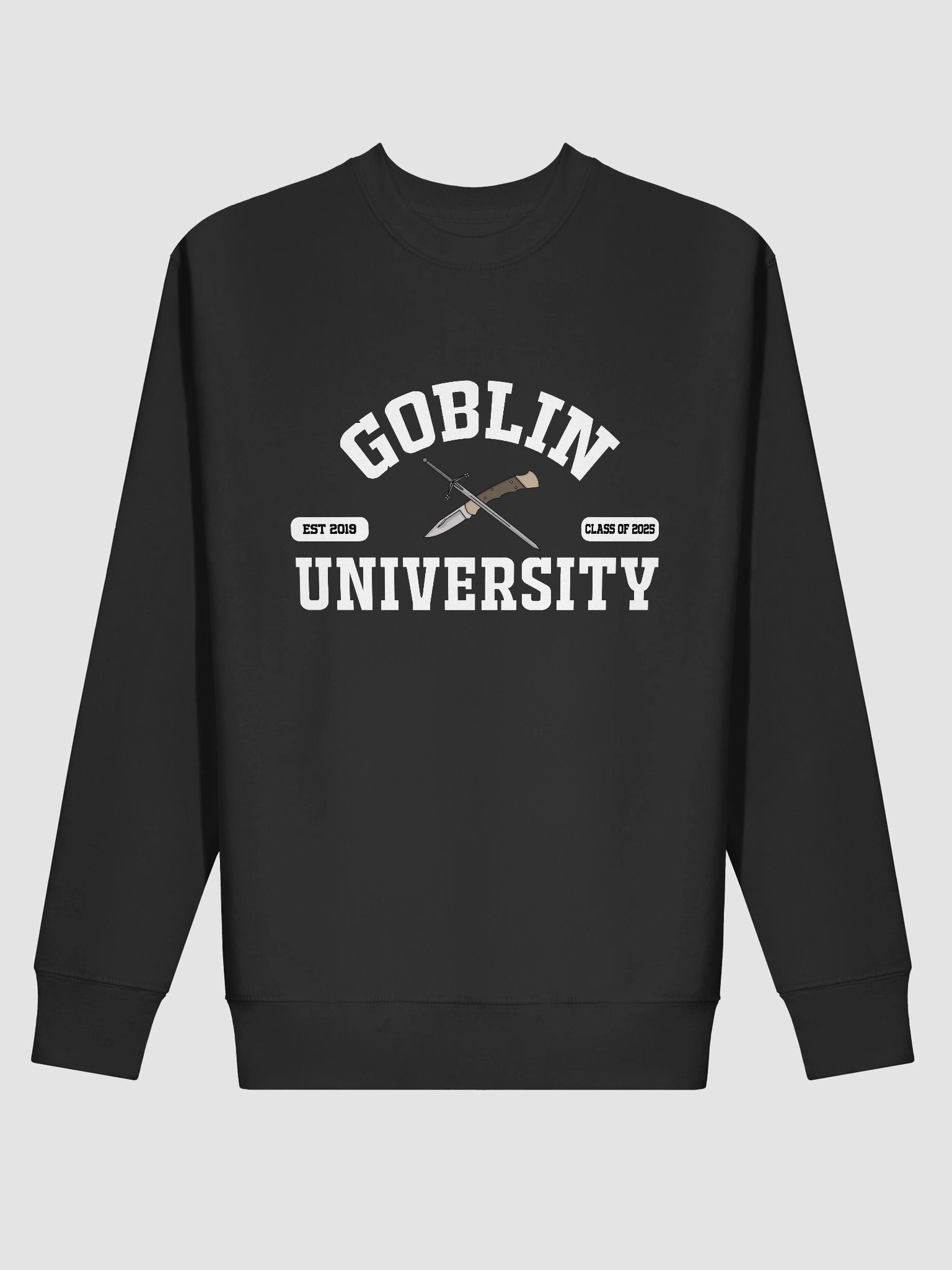 Goblin University Longsleeve Sweatshirt White product image (12)