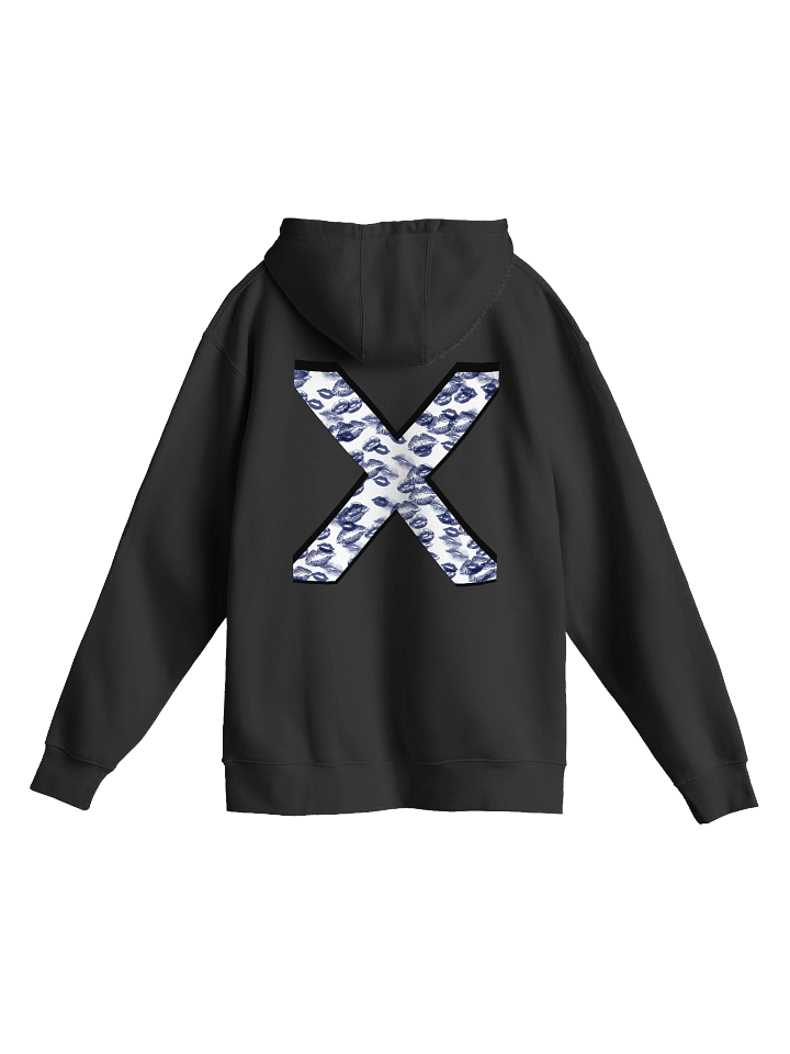 White X Dark Blue Lipstick Kisses | Hoodie product image (11)