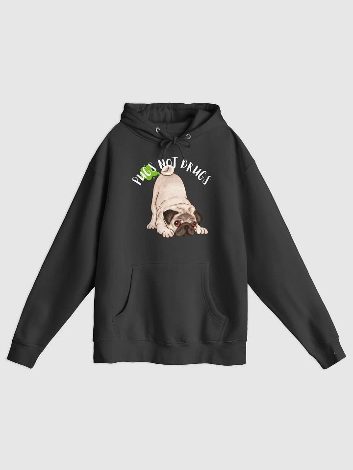 Dog Lover Hoodie Pugs Drug Free Funny Hooded Shirt Educational Perfect Gift For Pug Mom Hoody For Pet Owner Animal Lover Unisex hoodie product image (1)