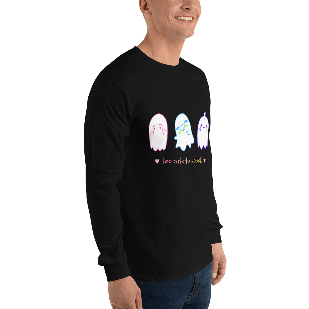 Whimsical Ghost Trio Long Sleeve Tee product image (19)