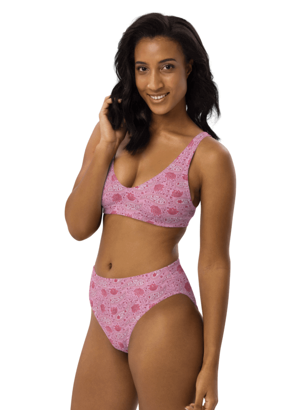 Rosewater Paisley | Recycled High Waisted Bikini product image (3)