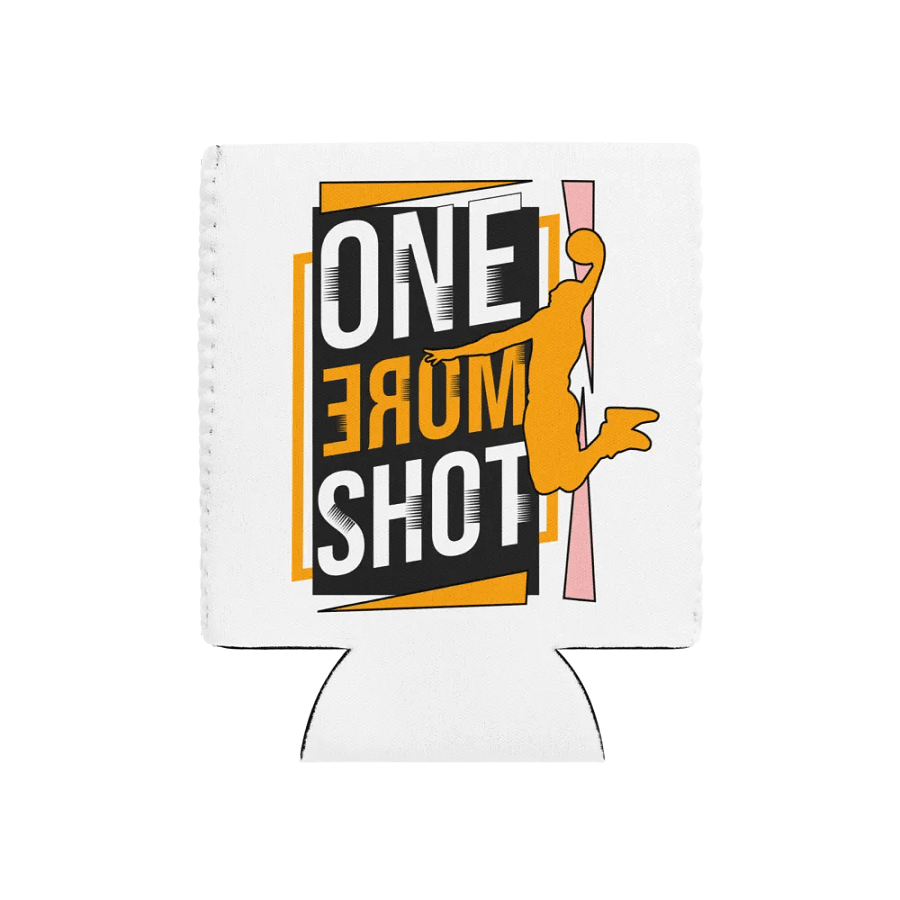 One More Shot Basketball Male Airborne Action Can Cooler - 'ONE MORE SHOT' product image (1)