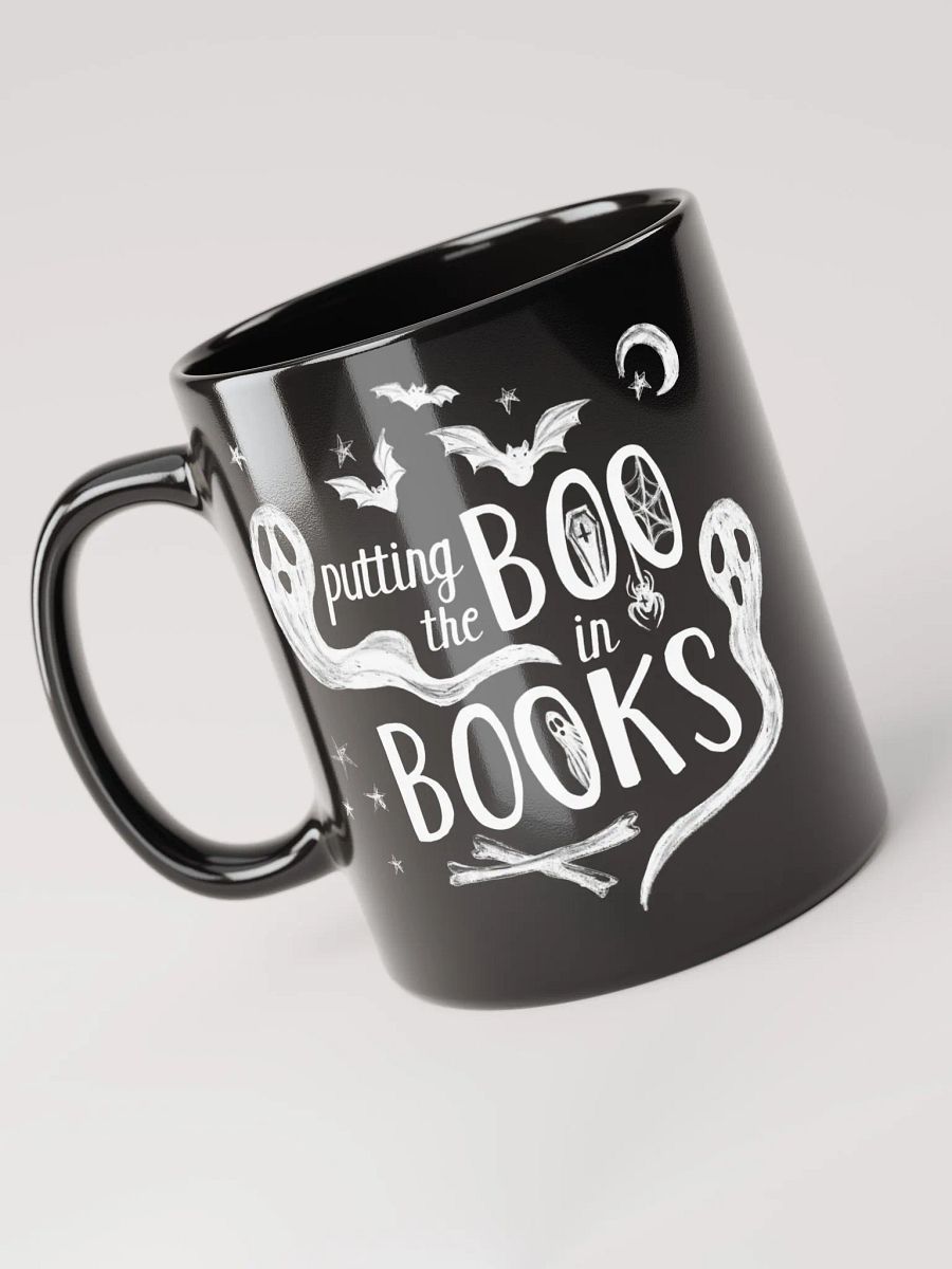 Putting the Boo in Books mug (All Black) product image (7)