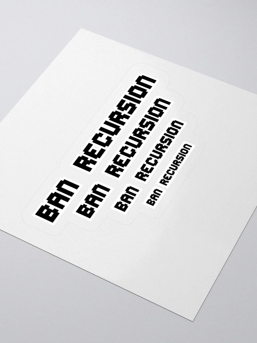 Ban Recursion Stickers product image (3)
