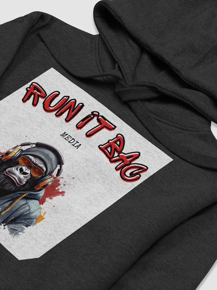 RUN It BAC Media Hoodie Grey product image (2)