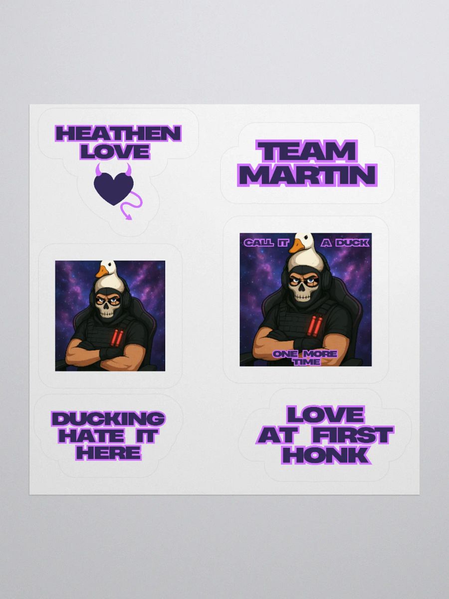 Martin Sticker Sheet product image (1)