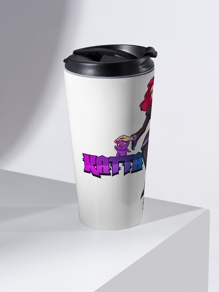 Stainless Steel Travel Mug - Katt with Jeffrey product image (2)