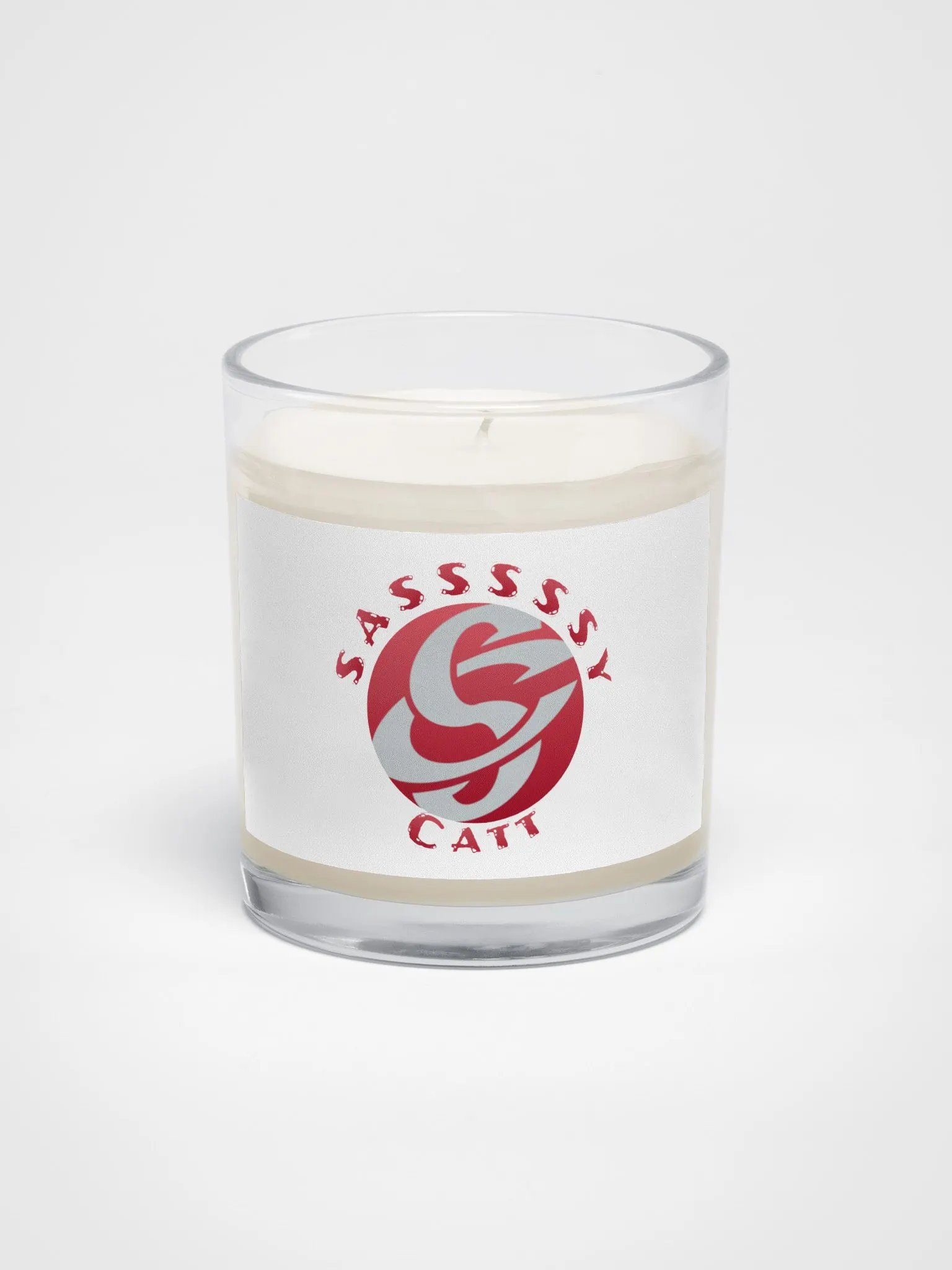 SasssssyCatt's Logo 2025 Reds on Soy Candle product image (1)