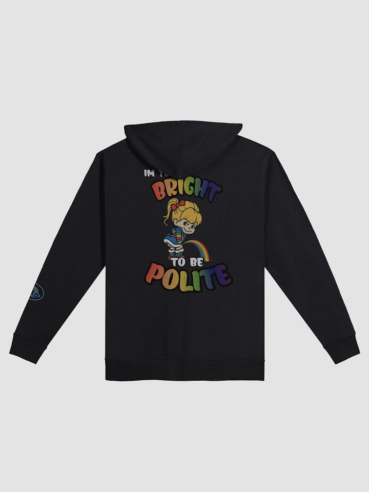Too Bright Zip Hoodie product image (1)