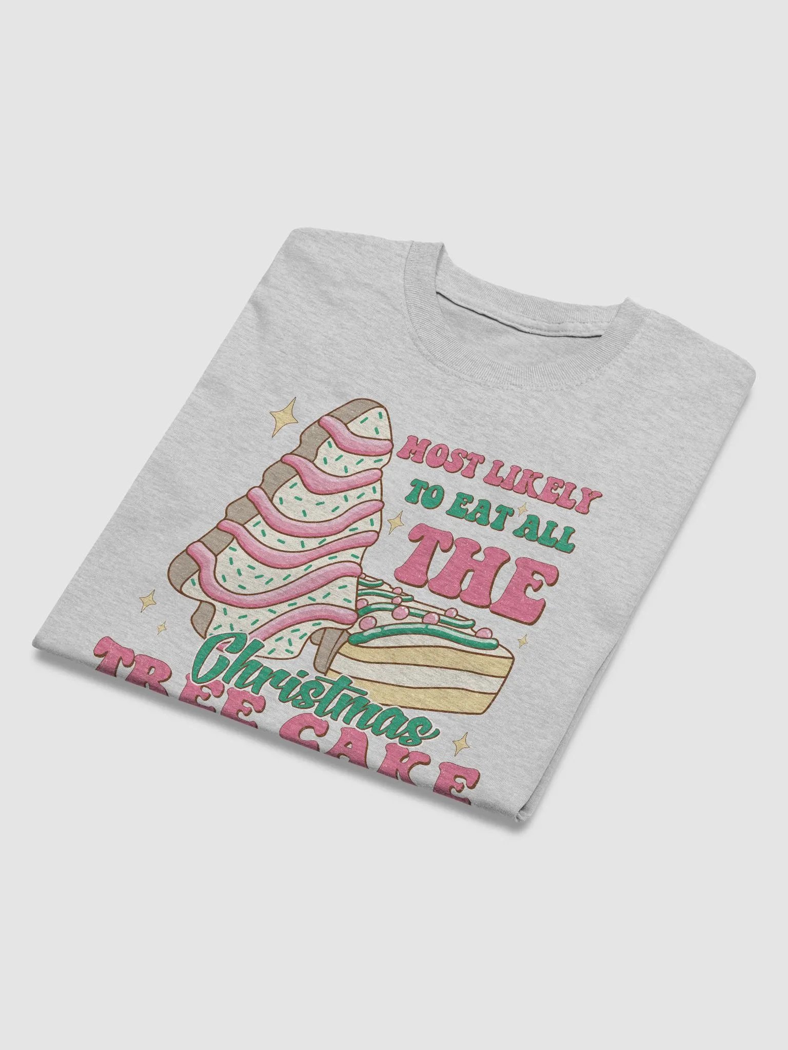 I EAT CHRISTMAS CAKE T-SHIRT product image (36)