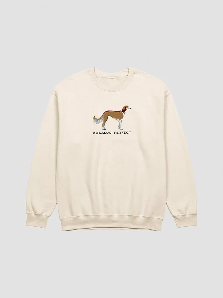 Absaluki Perfect Sweatshirt (Embroidered) of a Saluki(Tan) product image (13)