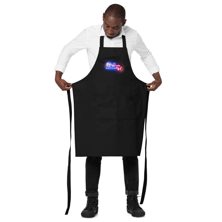 Retro Raccoon Bar Logo Apron product image (2)
