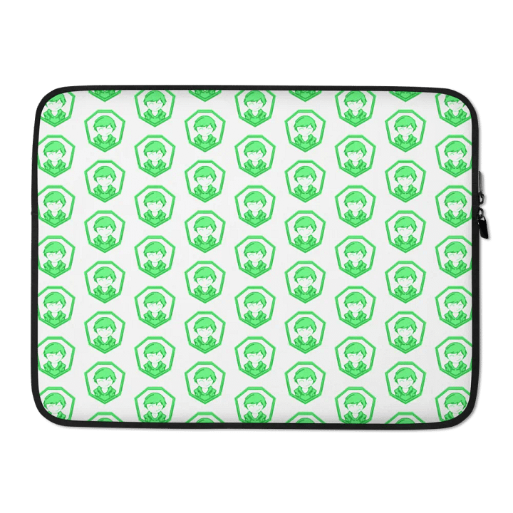 mythcafe 9 month sub badge laptop case product image (2)