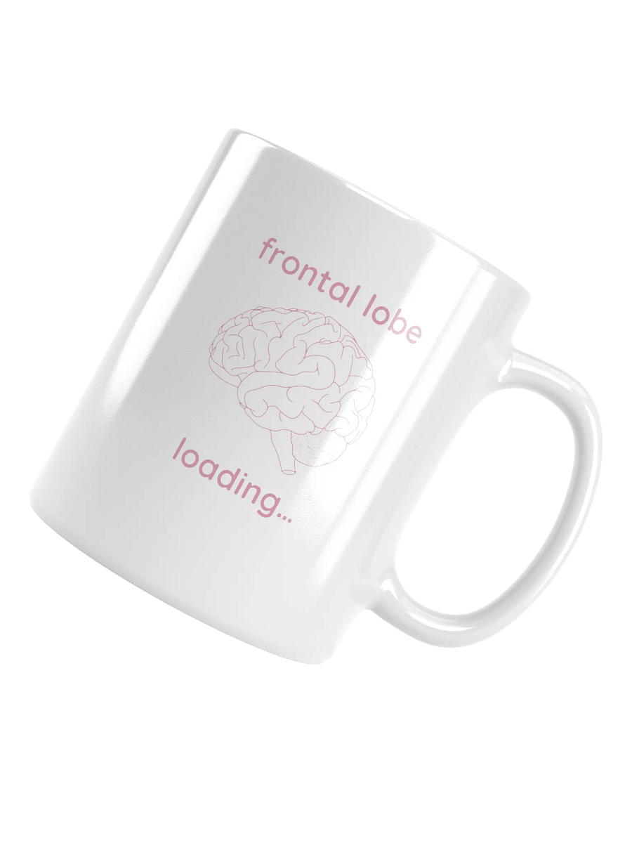 frontal lobe loading... mug (pink) product image (4)